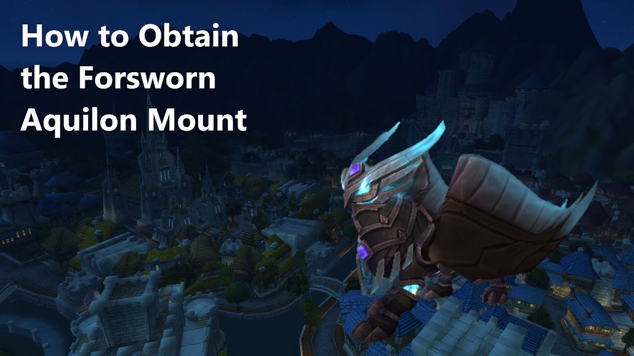 How to Get the Forsworn Aquilon Mount