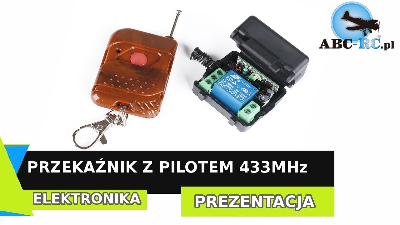Bezprzewodowy, programowalny przekaźnik na pilot 433MHz, 3 tryby pracy