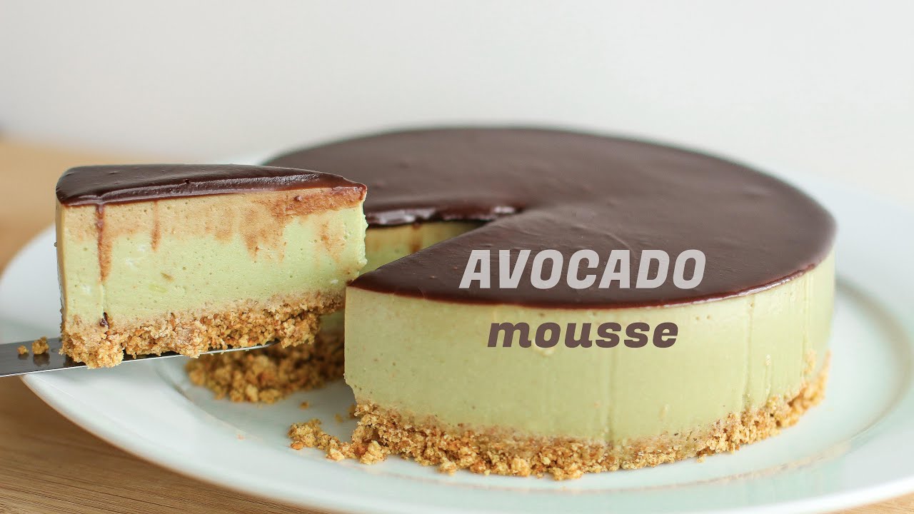 Chocolate Avocado Mousse Cake Recipe [No-Bake] Kue Alpukat