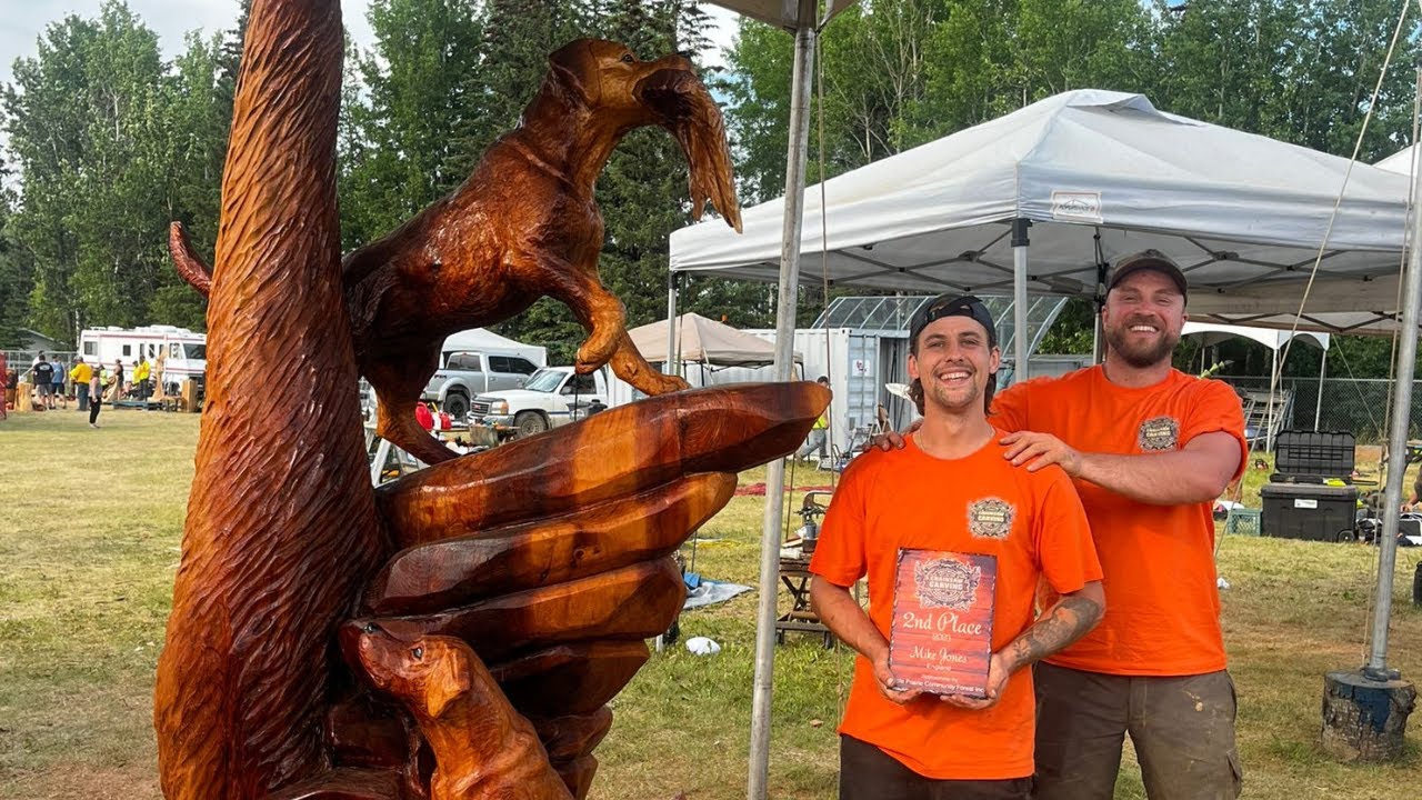 UK TO CANADA CHAINSAW CARVING COMPETITION!