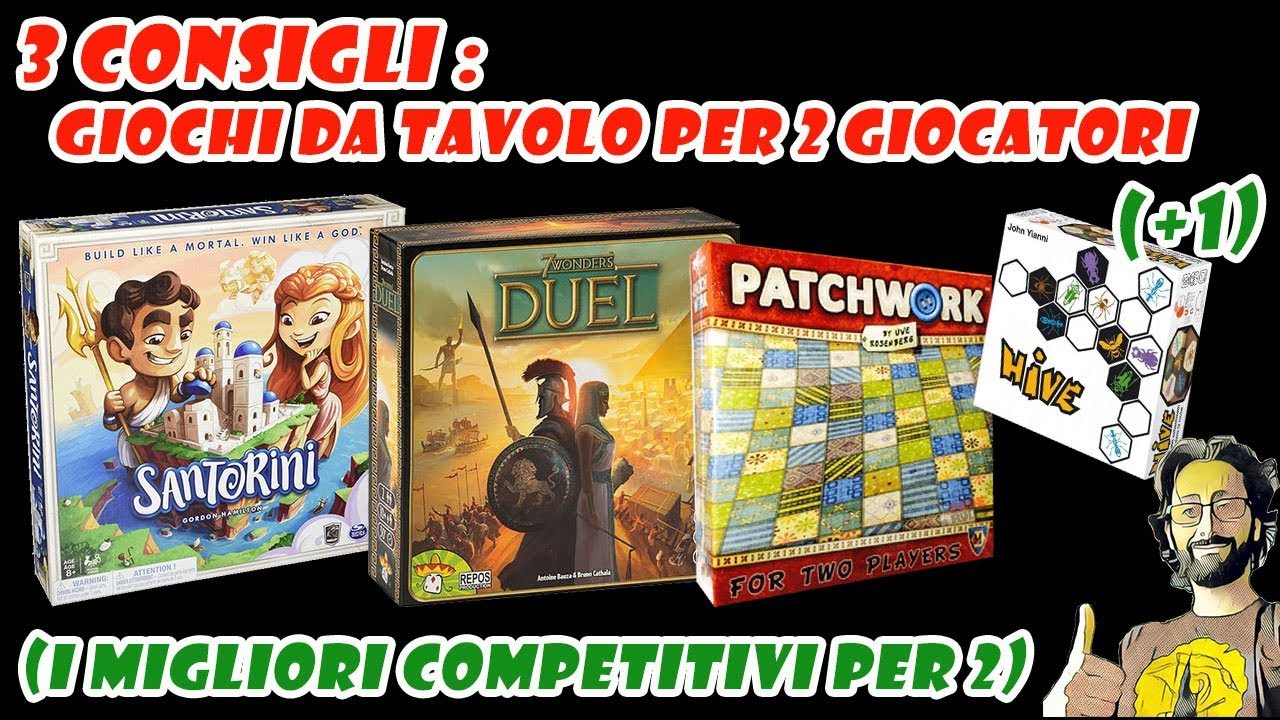 3 Consigli (+1): Giochi da tavolo per due giocatori