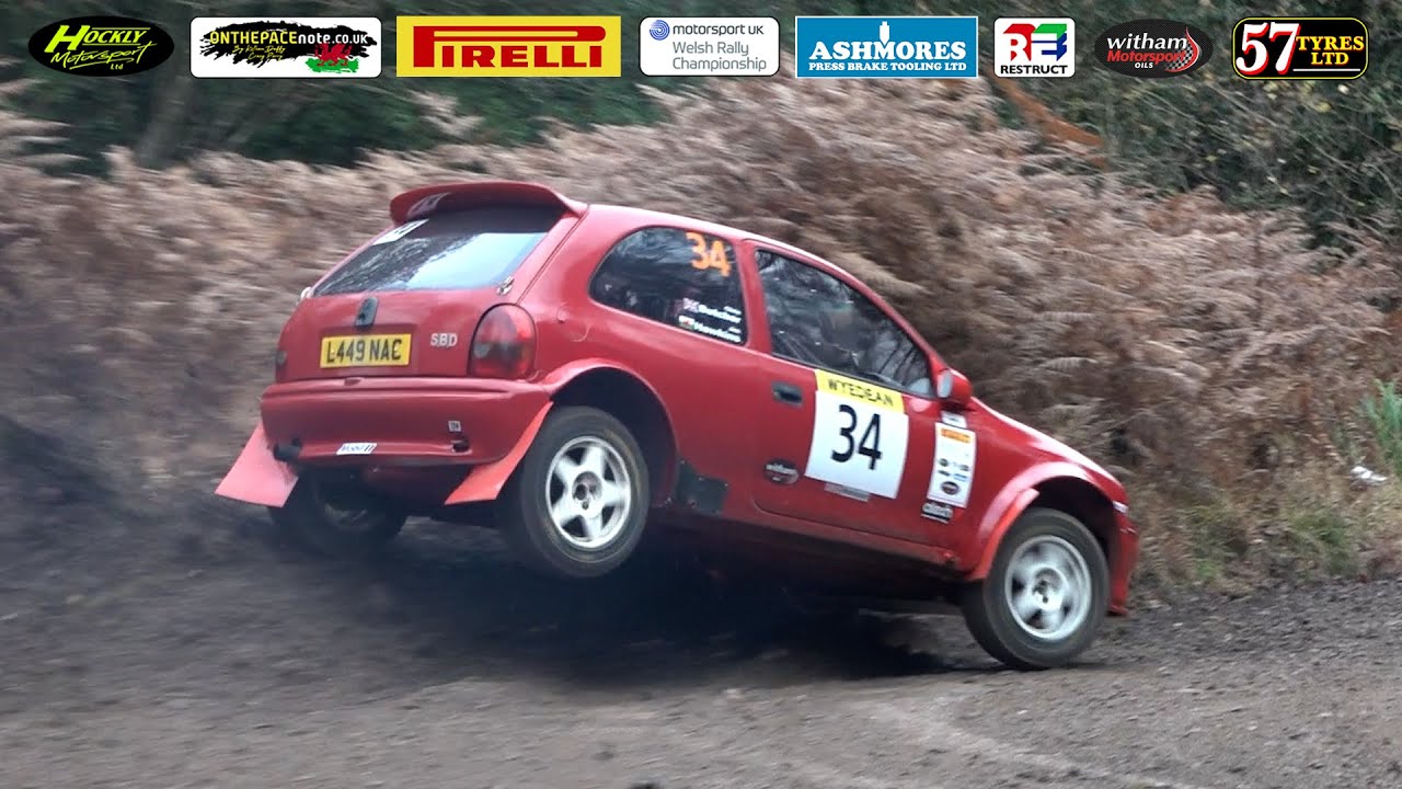 Wyedean Rally 2024 Crash & Action!