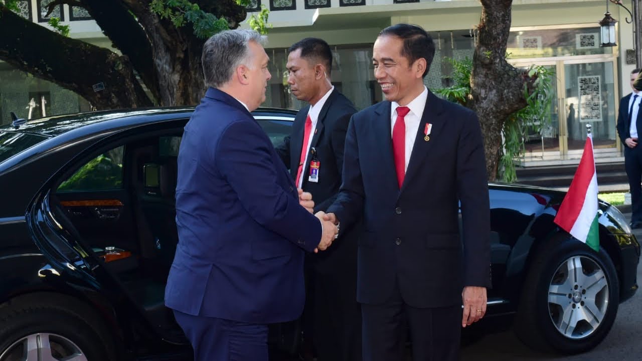 Presiden Jokowi Terima Kunjungan Kehormatan PM Hungaria, Istana Merdeka, 23 Januari 2020
