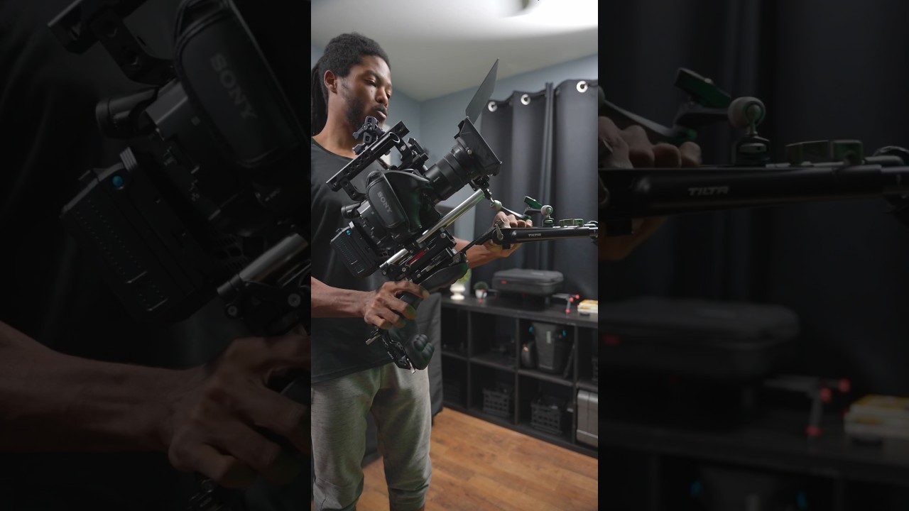 Tilta Lightweight shoulder rig + Sony FS5