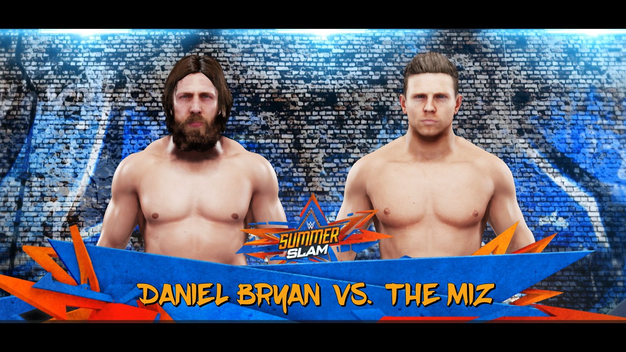 WWE 2K19 - Daniel Bryan vs The Miz at SummerSlam 2018(Recreated)