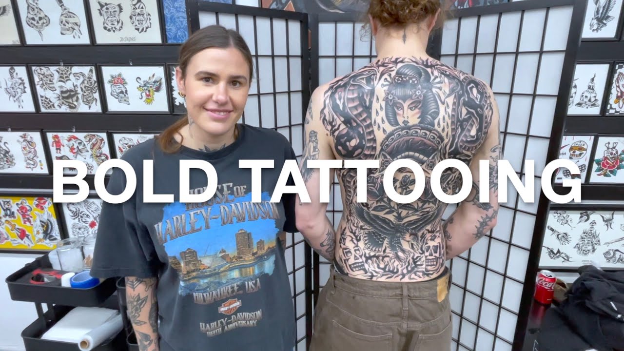 BUSY TRADITIONAL TATTOO SHOP