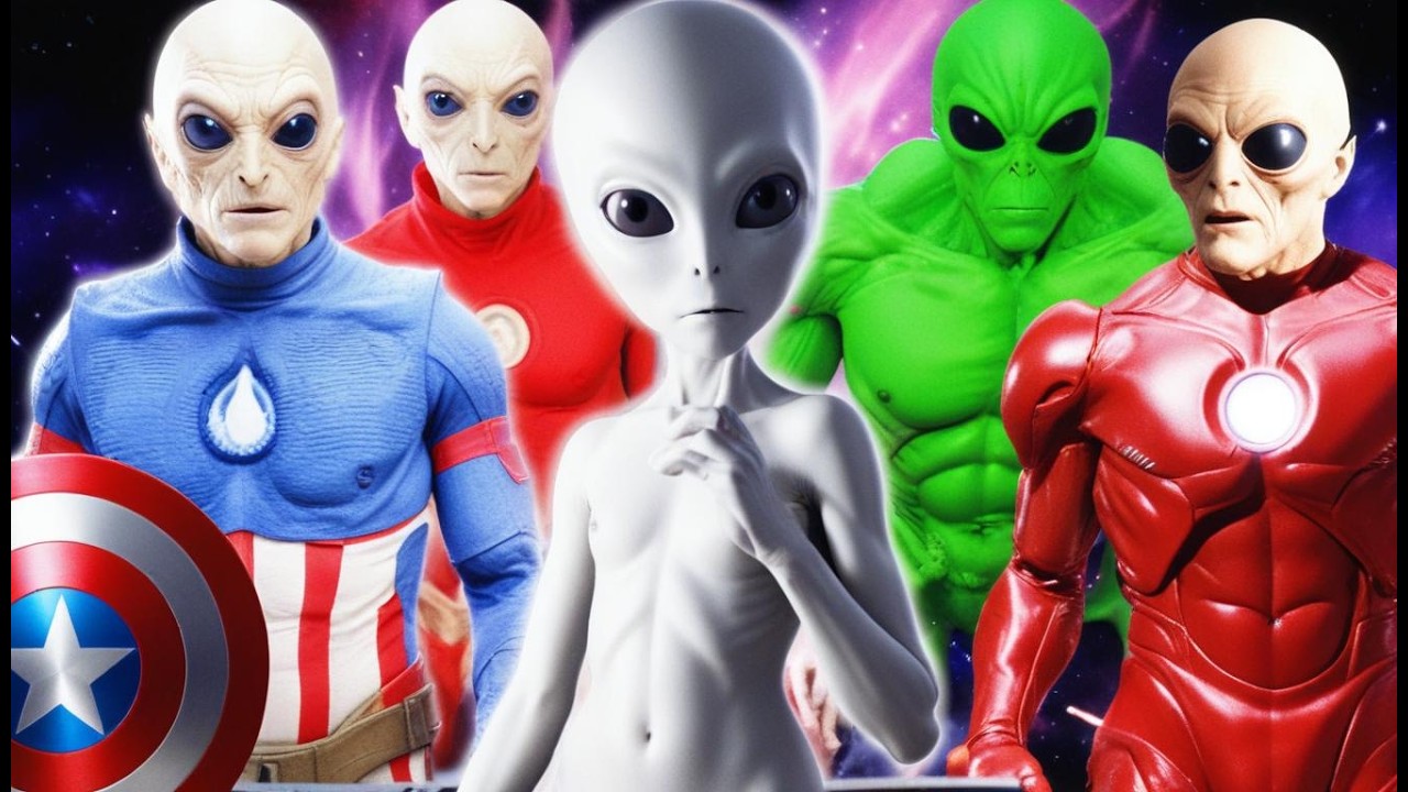 Alien Superheroes - Hide and Seek!