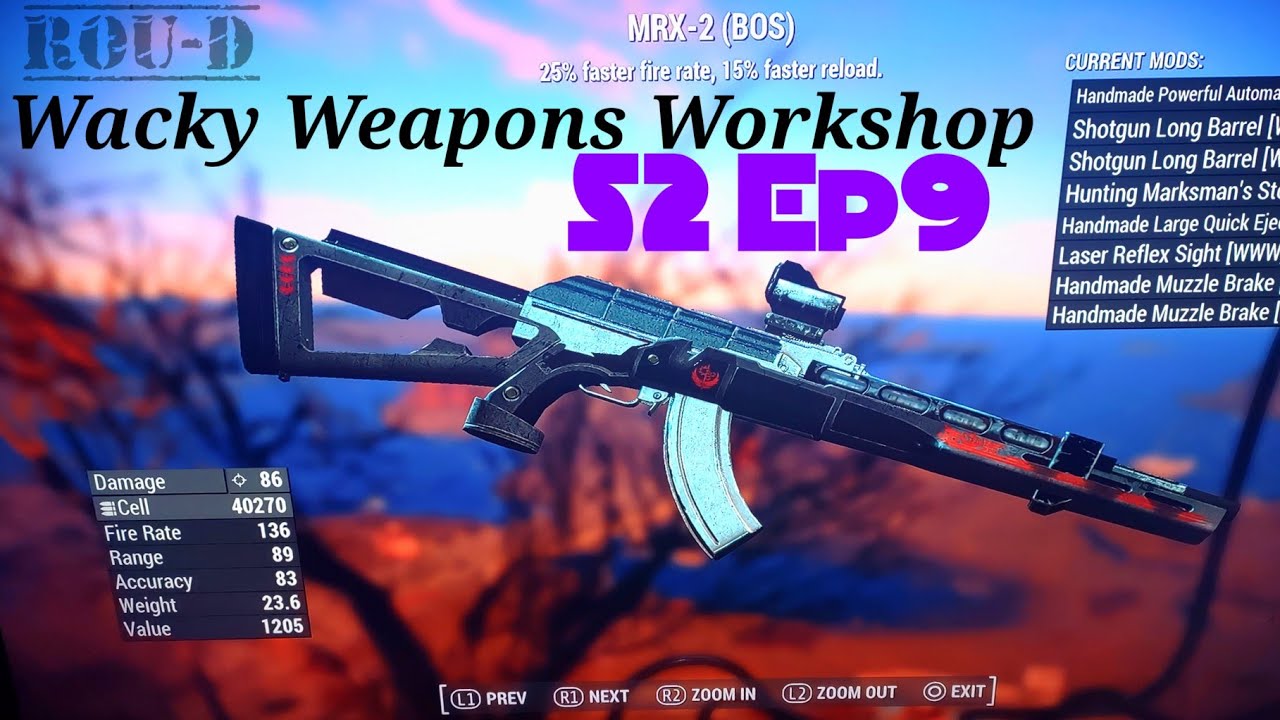 Fallout 4 - Wacky Weapon Workshop - S2 EP9