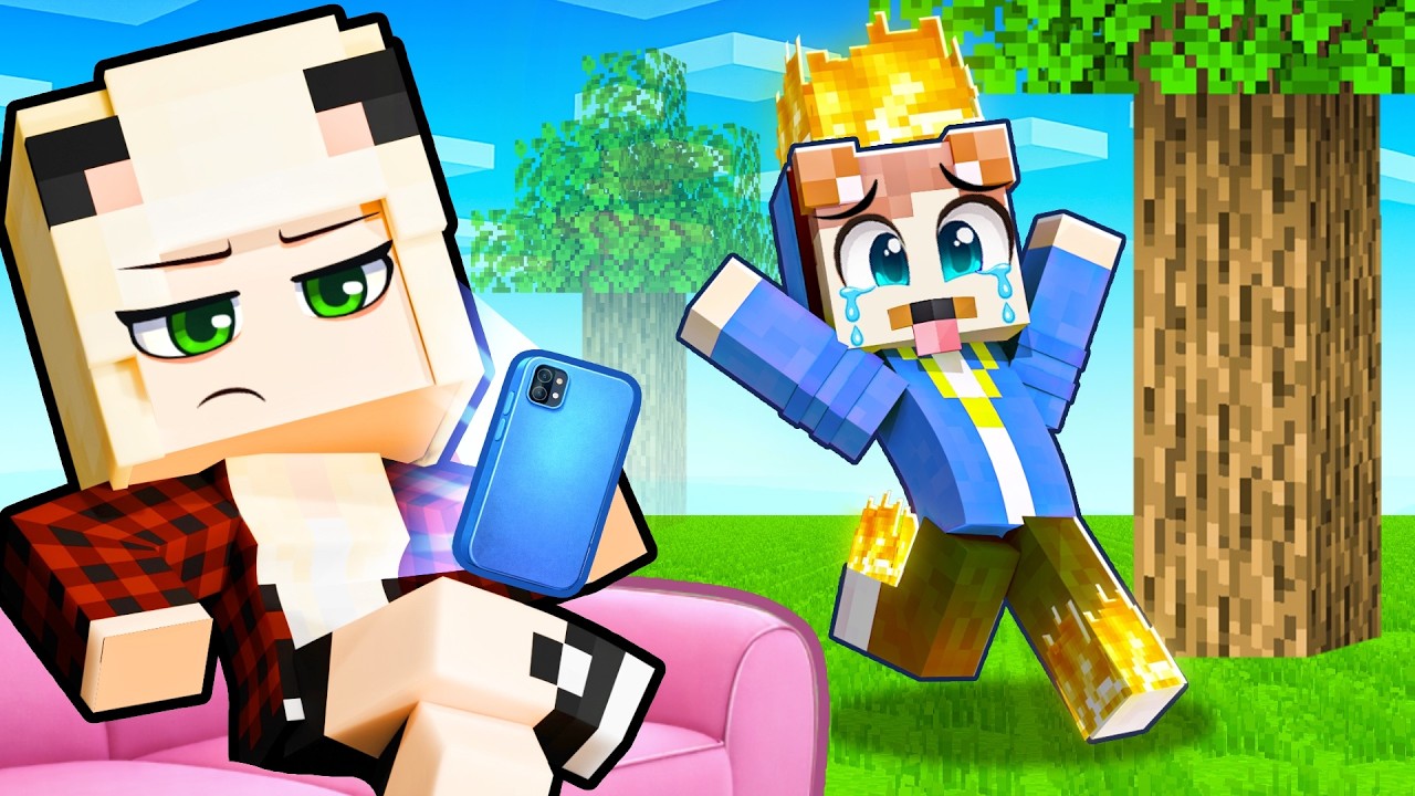 24H NUR TEXTEN IN MINECRAFT!