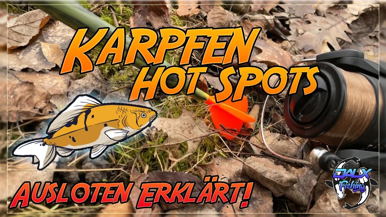 Unsere Karpfen HotSpots + Gew&auml;ssertiefe Ausloten