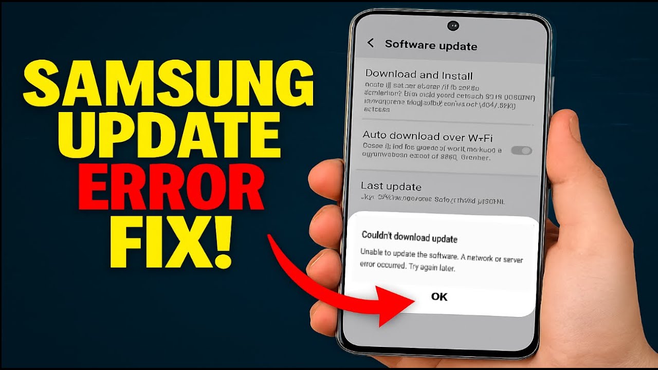 Fix Software Update Error in Samsung | Couldn't Download Update Problem Solved