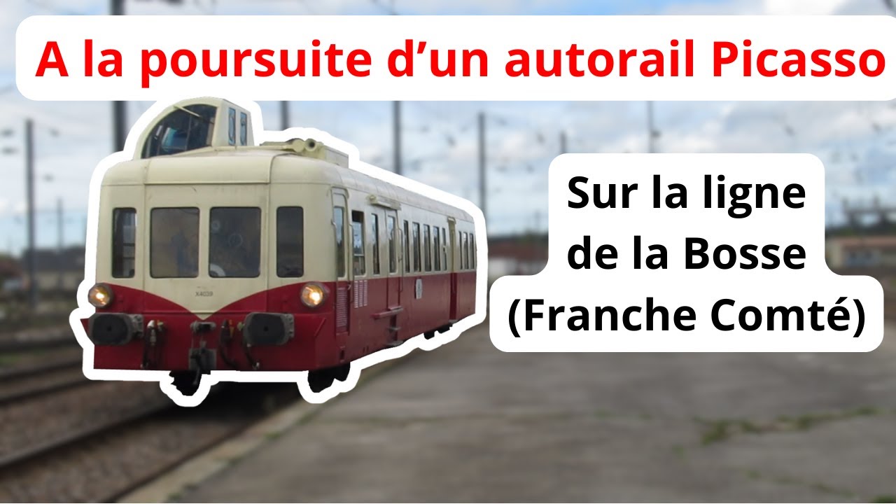 A la poursuite d'un autorail Picasso (x4039) sur la ligne de la Bosse ! (Franche Comté)