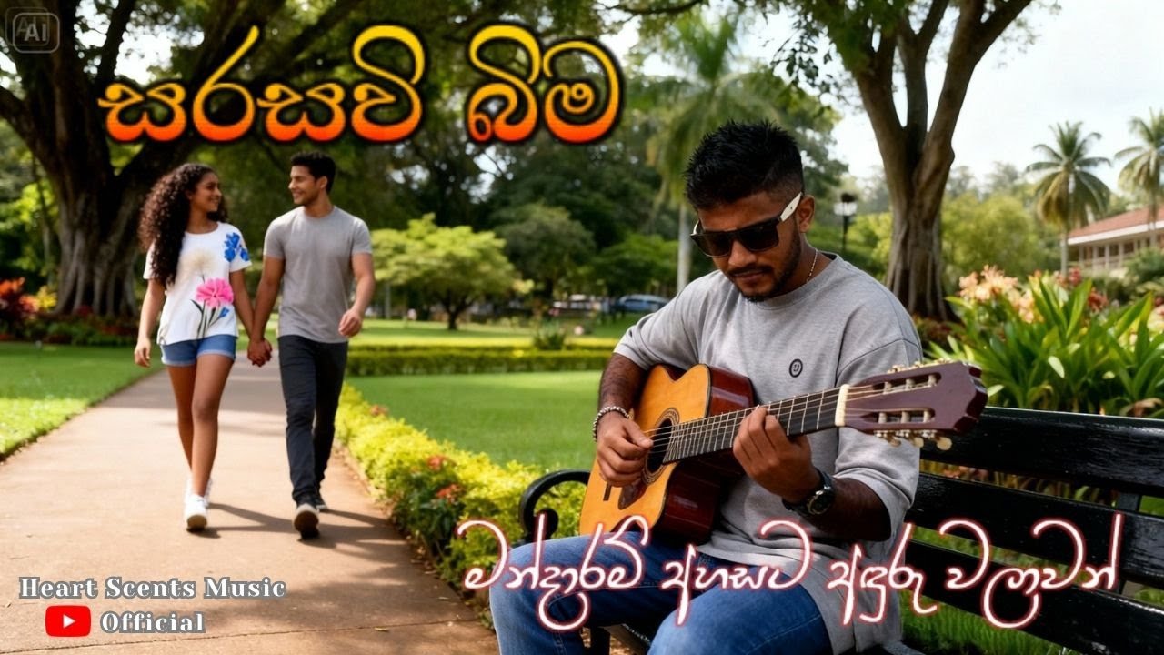 සරසවි බිම | මන්දාරම් අහසට අඳුරු වලාවන් | Sarasavi Bima | Sinhala Sad Song | Heart Scents Music