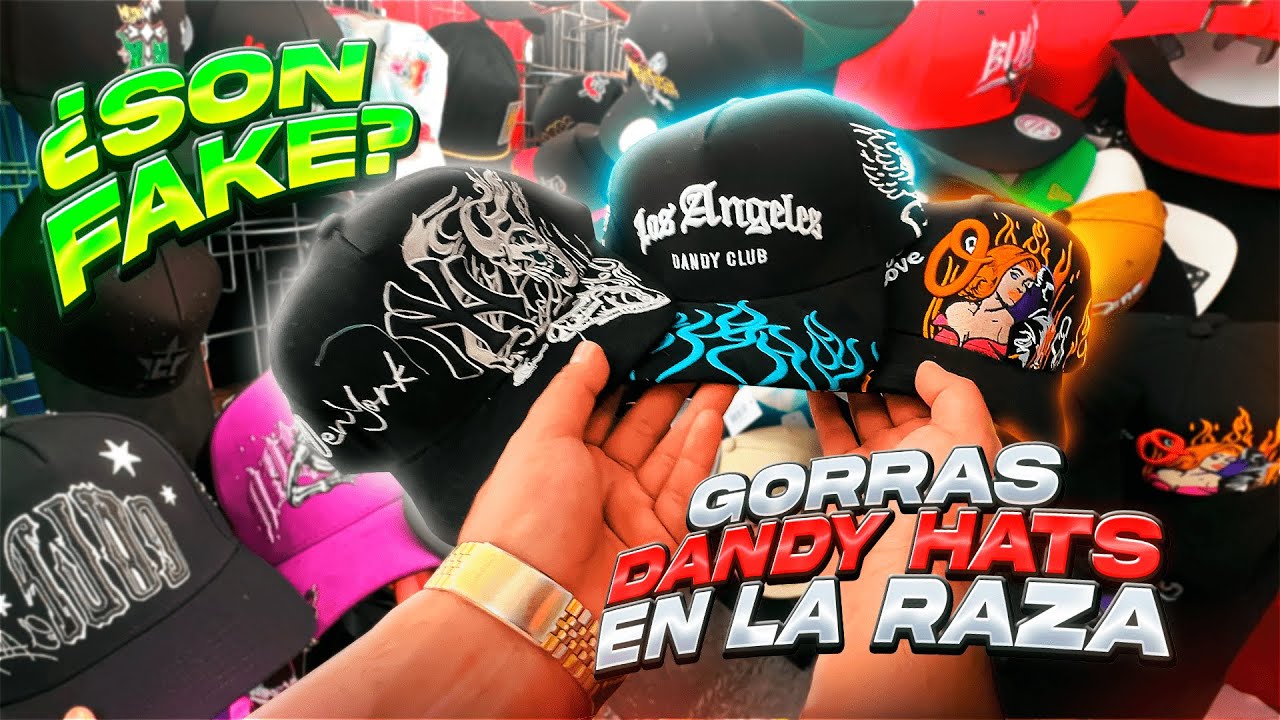 Encontré Gorras DANDY HATS FAKE y ORIGINALES en el Tianguis de la Raza 😱