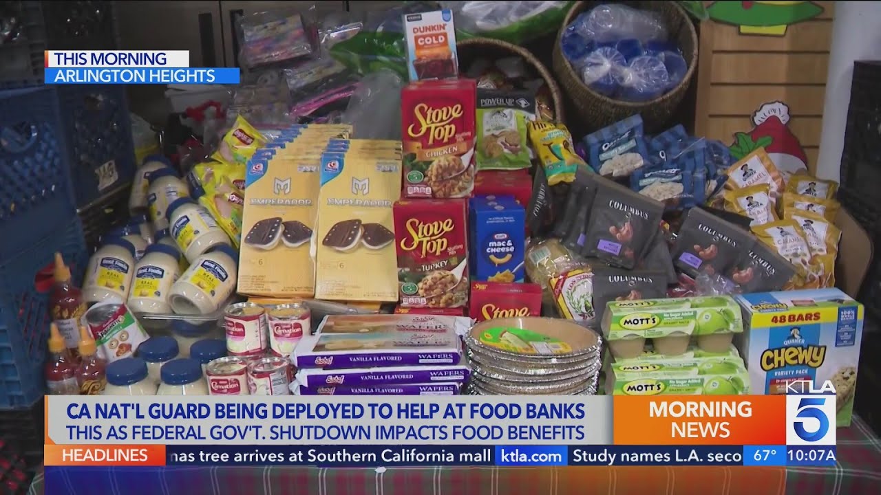 Gov. Newsom to deploy National Guard to support food banks amid government shutdown