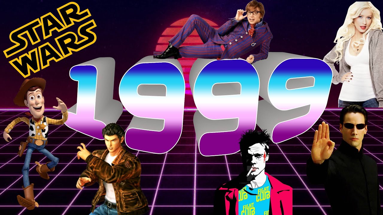 1999 (перезалив ролика) / Star Wars, Бойцовский клуб, Матрица, Driver, Quake 3 Arena, t. A. t. U