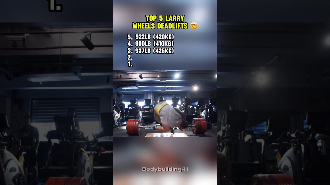 Топ-5 становых тяг Ларри Уиллса 🤯