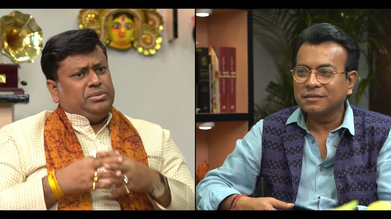 খোলামেলা আড্ডায় কেন্দ্রীয়মন্ত্রী ডঃ সুকান্ত মজুমদার ও অভিনেতা শ্রী রুদ্রনীল ঘোষ (ভিঞ্চি দা)।