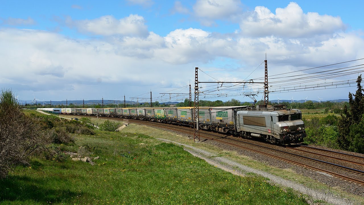France - Névian - SNCF BB 7200, SNCF BB 26000, Europorte 4000 and more