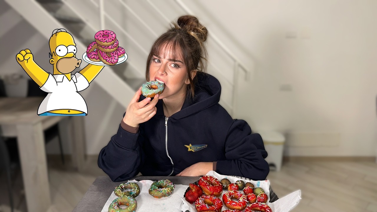 faccio le ciambelle di homer simpson