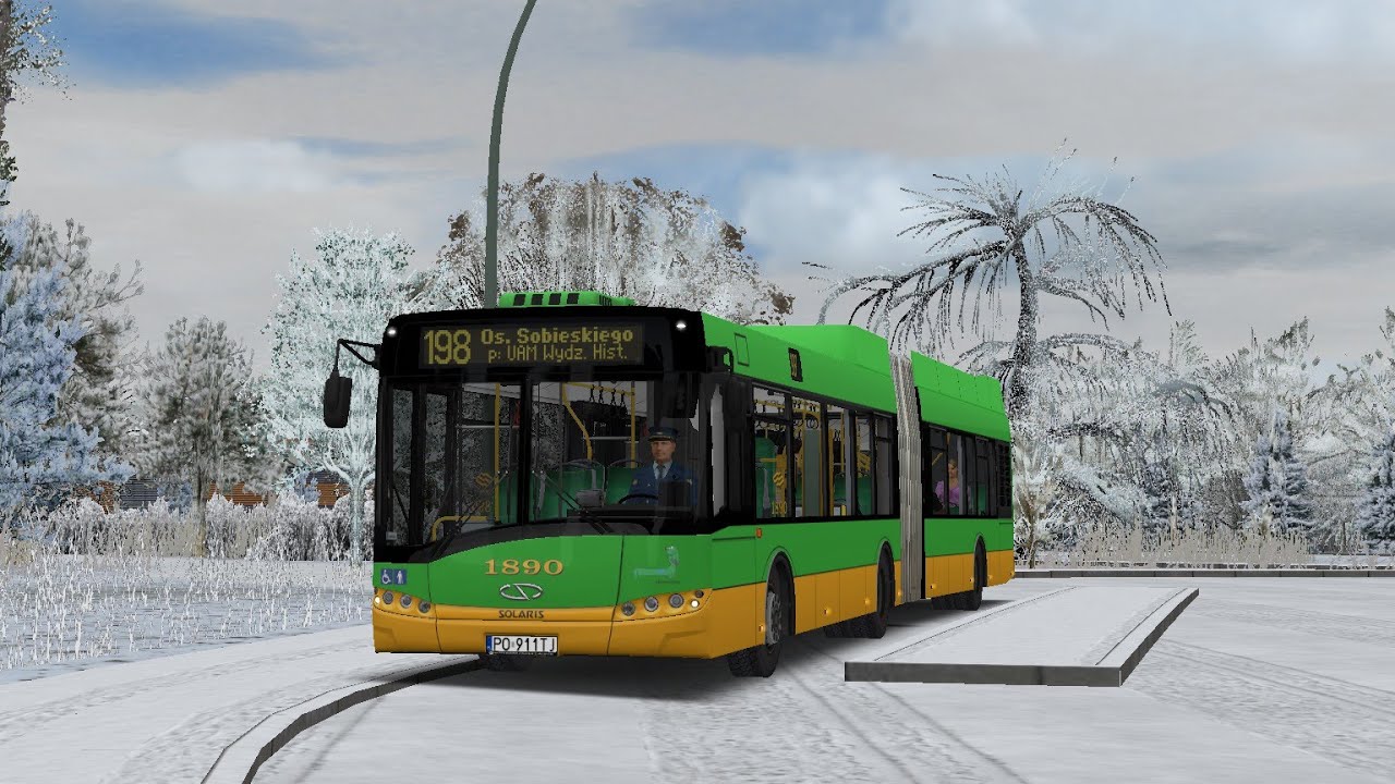 OMSI 2 - Poznań - Linia 198 (przez UAM) - Solaris Urbino 18 III Hybrid