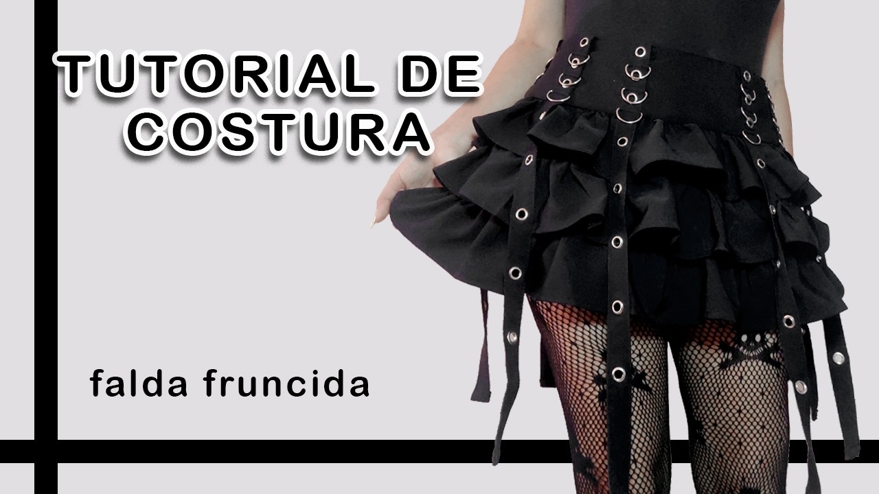 COSE CONMIGO una FALDA FRUNCIDA | patronaje y tutorial