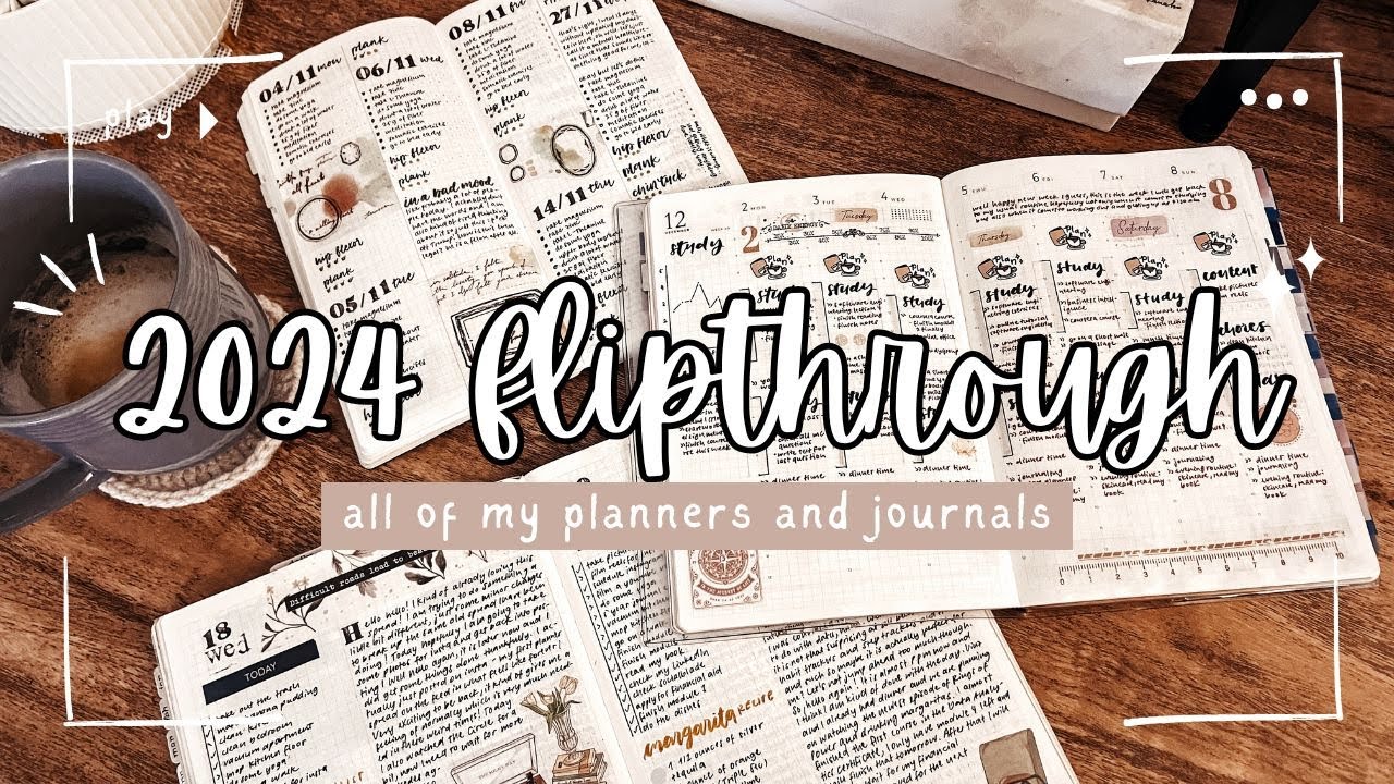 2024 flipthrough | all of my planners and journals ✨
