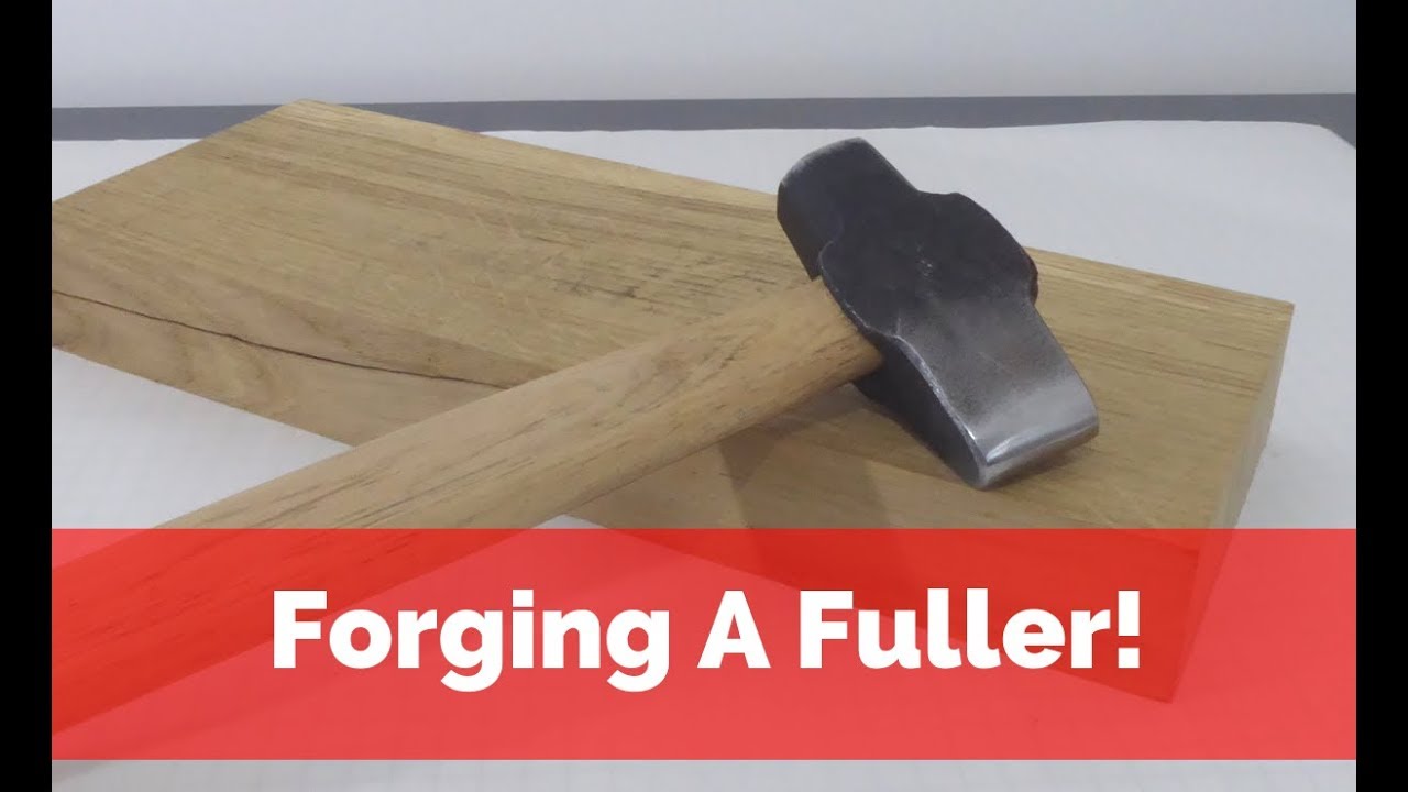 Forging A Top Fuller! With No Power Hammers! Step By Step!