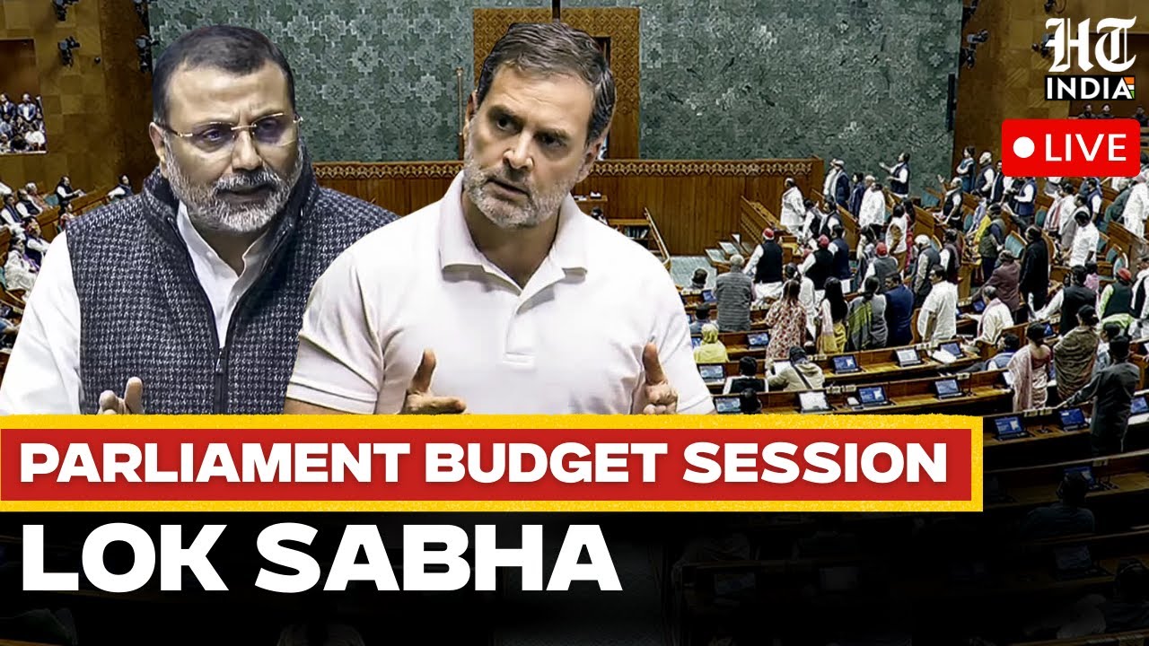 Lok Sabha LIVE: Nishikant Dubey Submits Motion Against Rahul Gandhi | Parliament Budget Session