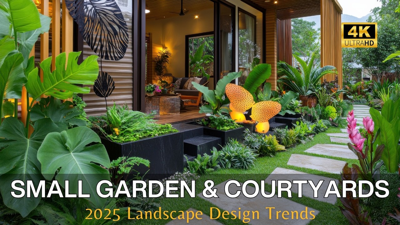 2025 Small House Garden: Landscape Design Trends with Modern Elegance and Natural Elements