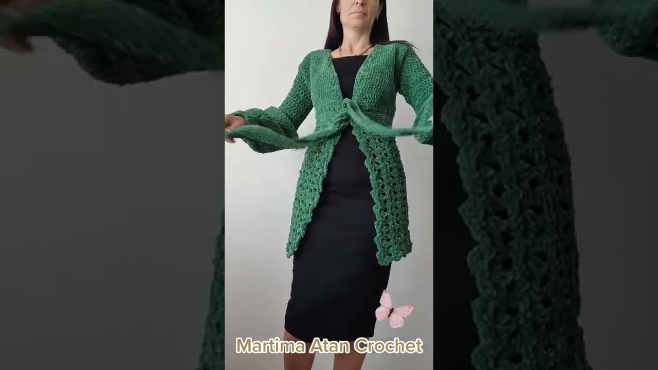 Velvet Crochet Cardigan Pattern