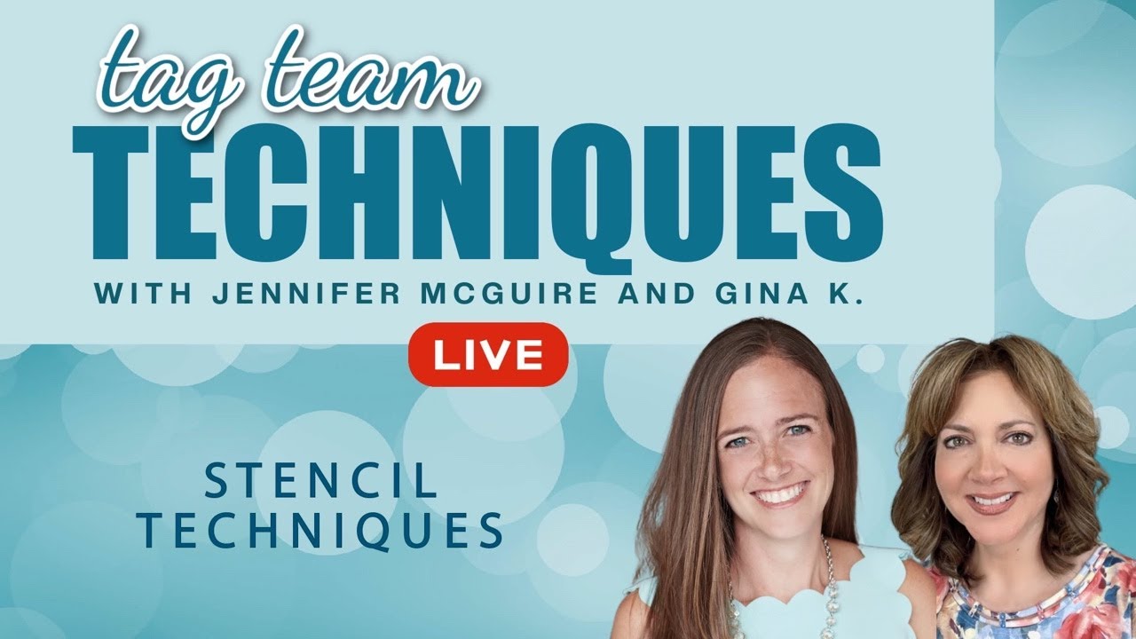 STENCILS - Tag Team Techniques with Gina K! [LIVE Replay]