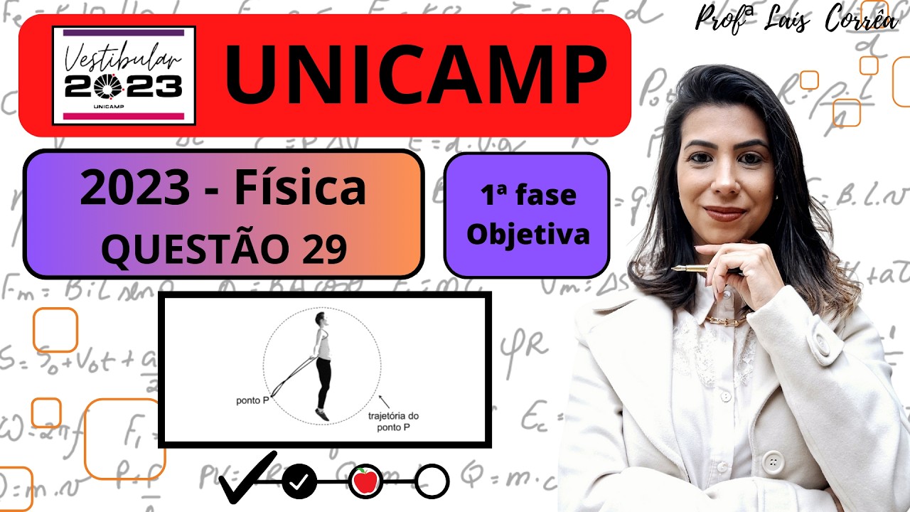 🟣 FÍSICA / UNICAMP 2023 / 1ª FASE / QUESTÃO 29 / A prática esportiva de “pular corda” vem ...
