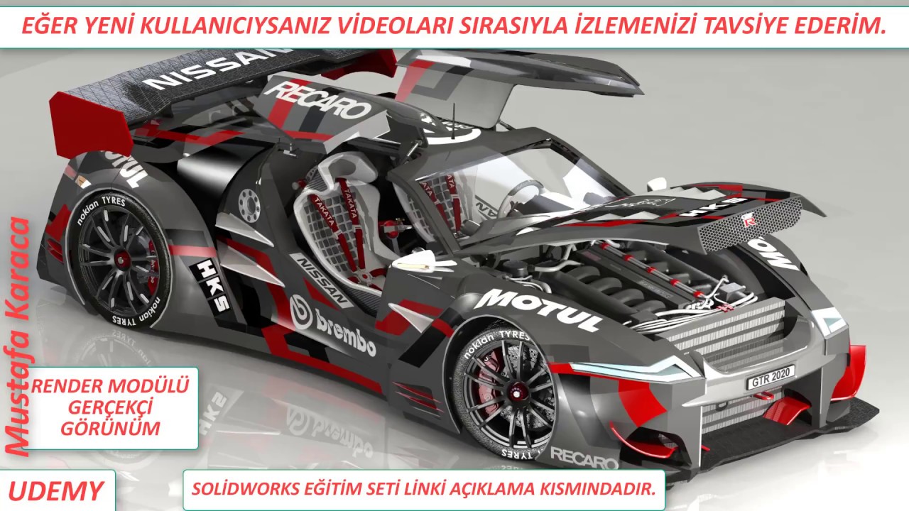 Solidworks 2018 eğitim seti i&ccedil;eriği