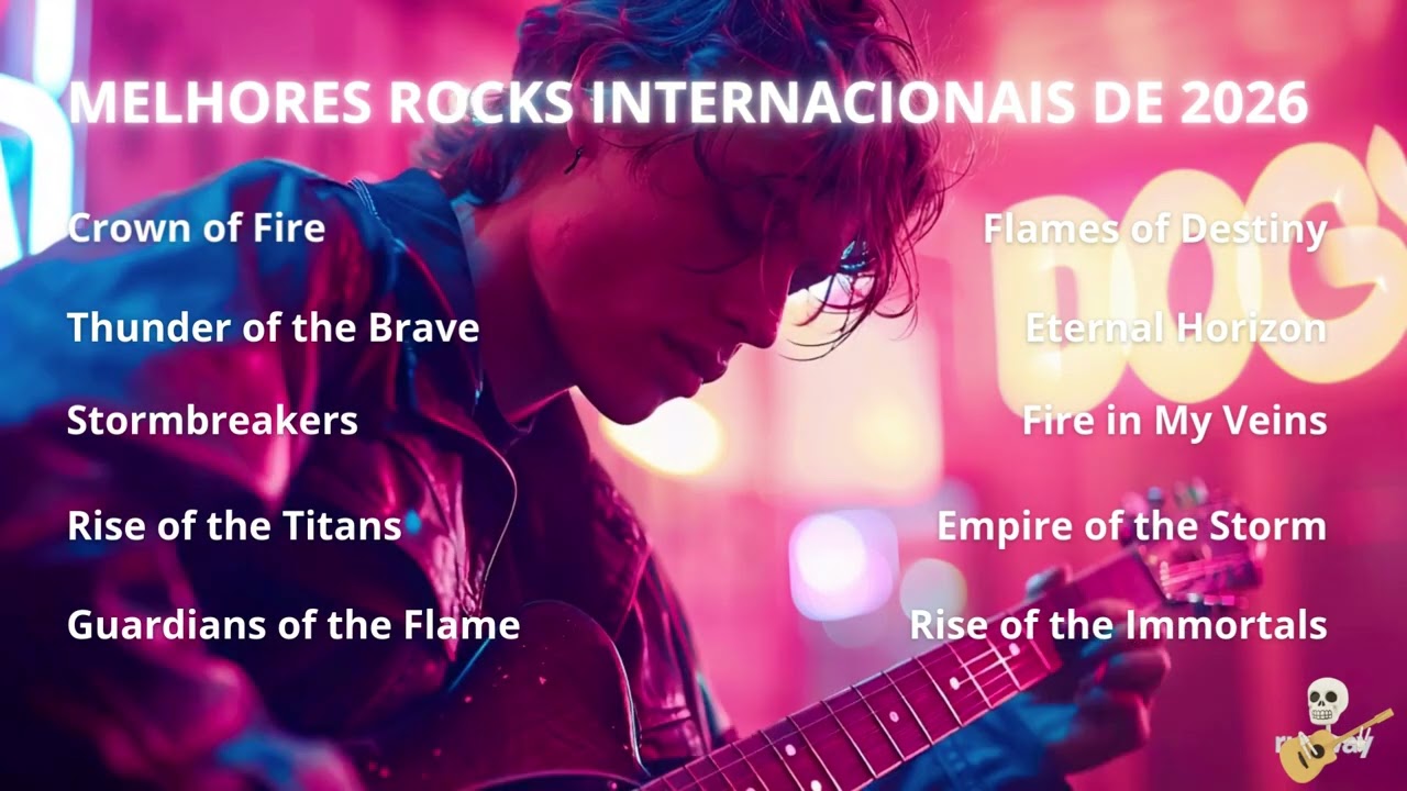 TOP 10 ROCKS INTERNACIONAIS QUE TODO MUNDO PRECISA OUVIR 🤘🔥