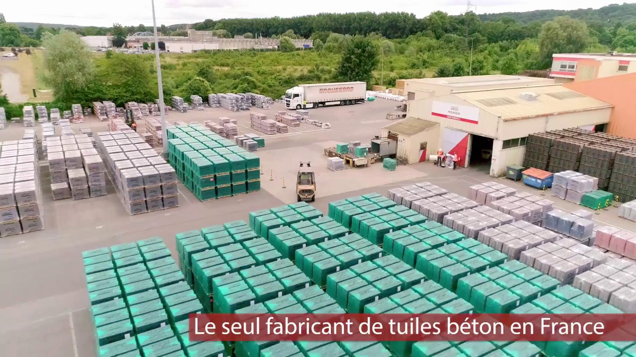 Fabrication des tuiles béton Monier en France | Faible impact environnemental
