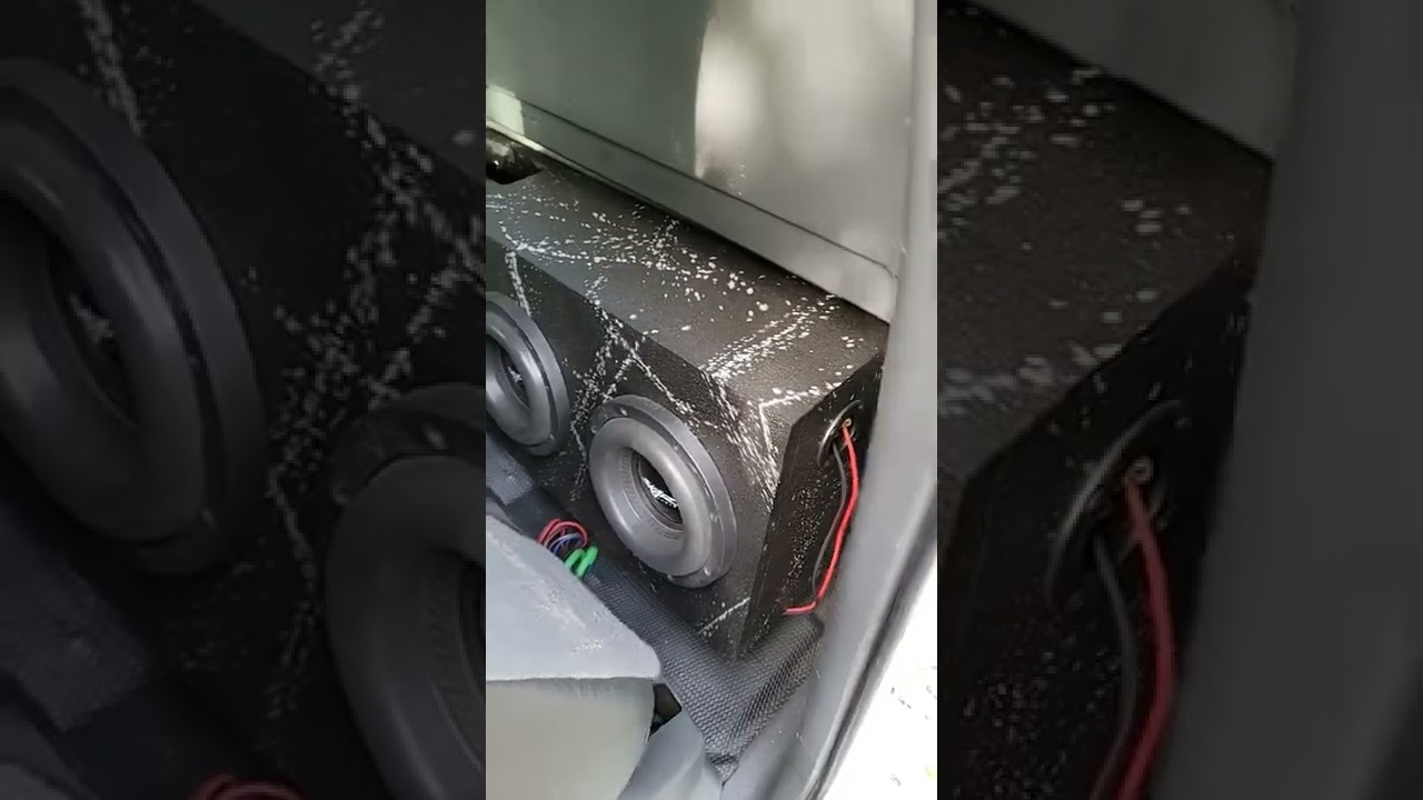 custom subwoofer box single cab truck