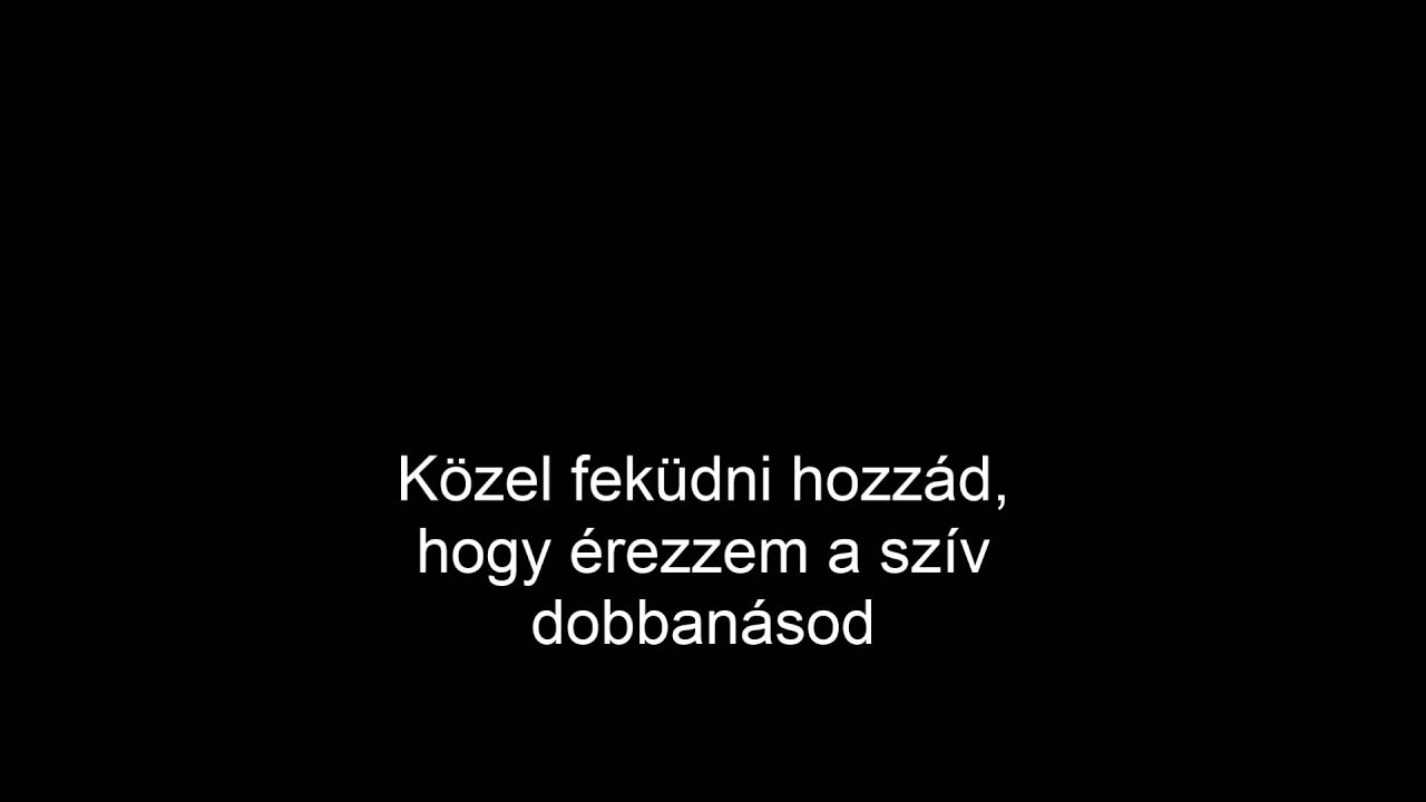 aeroshmith I don't wanna miss thing (magyar fordítás)