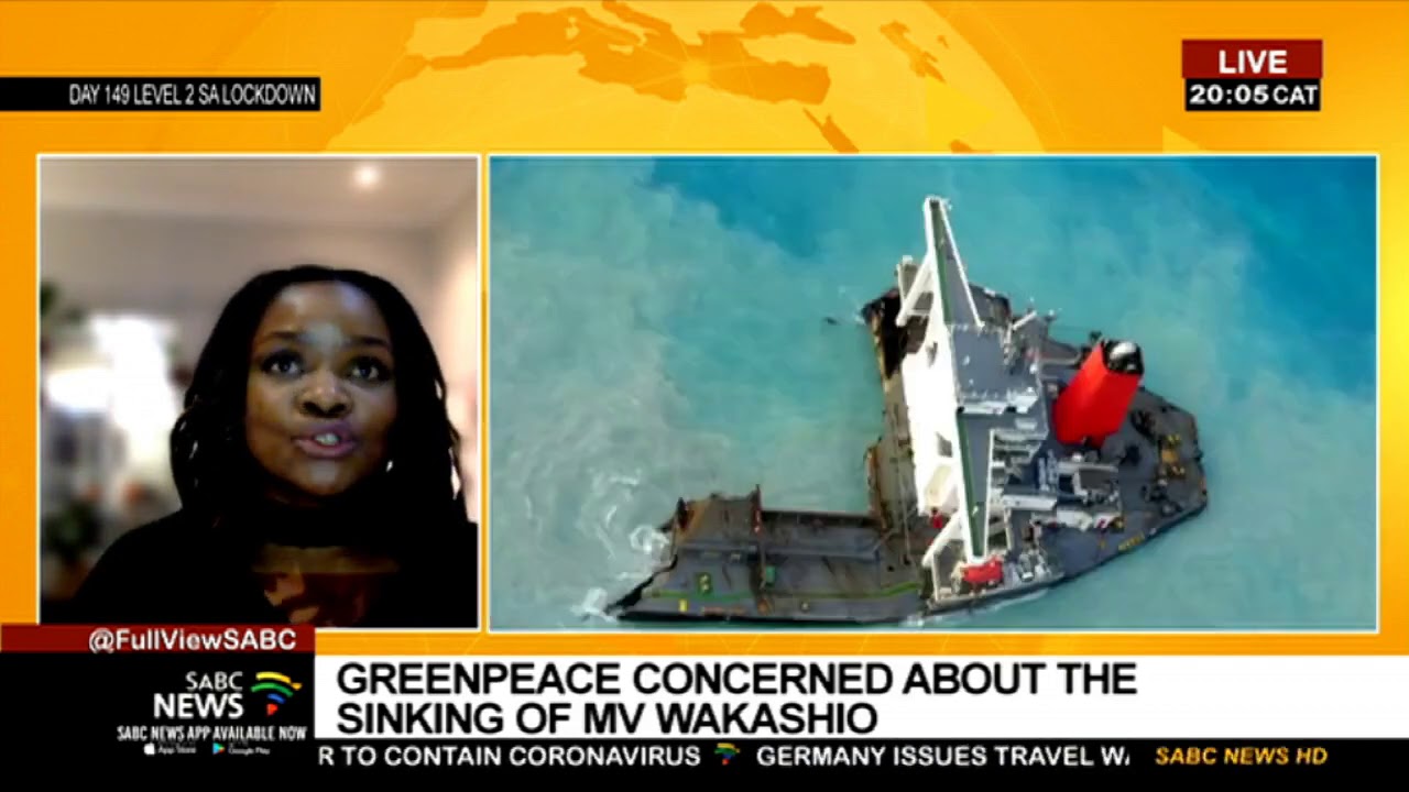 Oil spill in Mauritius: Greenpeace concerned about the Japanese bulk carrier: Bukelwa Nzimande