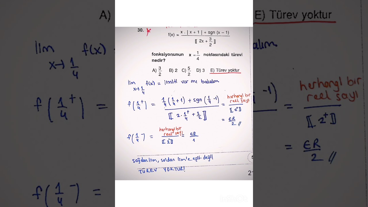 Limit T&uuml;rev ilişkisi