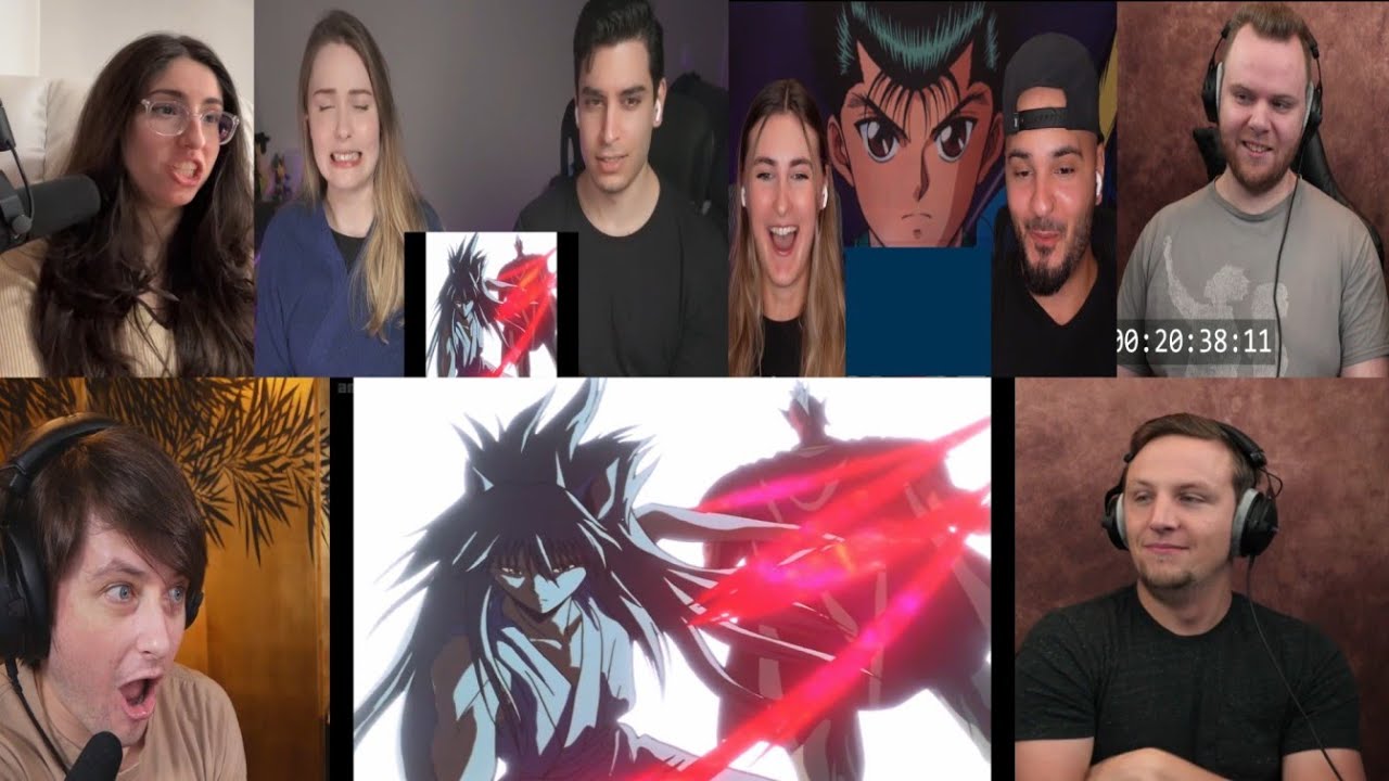 YU YU HAKUSHO EPISODE 102 REACTION MASHUP!!