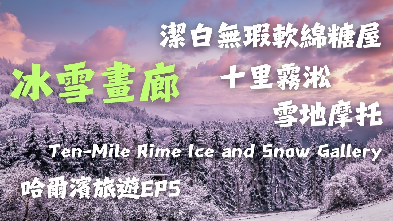 哈爾濱旅行EP5：十里霧淞冰雪畫廊攻略@小馬一伙的二三事Harbin Travel EP5: A Guide to the Ten-Mile Rime Ice and Snow Gallery