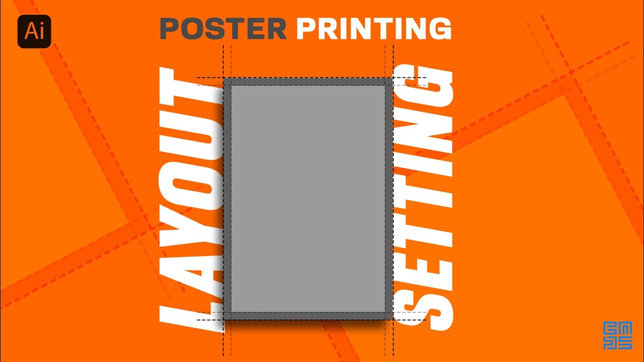 Poster printing layout settings | illustrator in HINDI / हिंदी