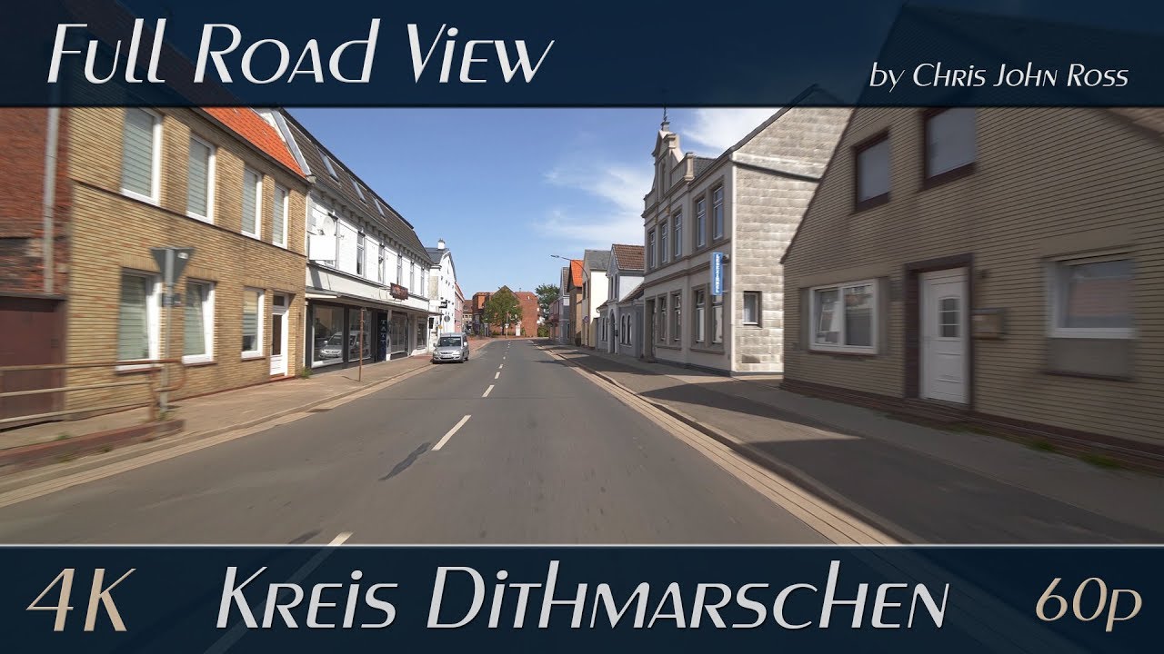 Kreis Dithmarschen, Germany: Marne, Volsemenhusen, Sankt Michaelisdonn - 4K (UHD/2160p/60p) Video
