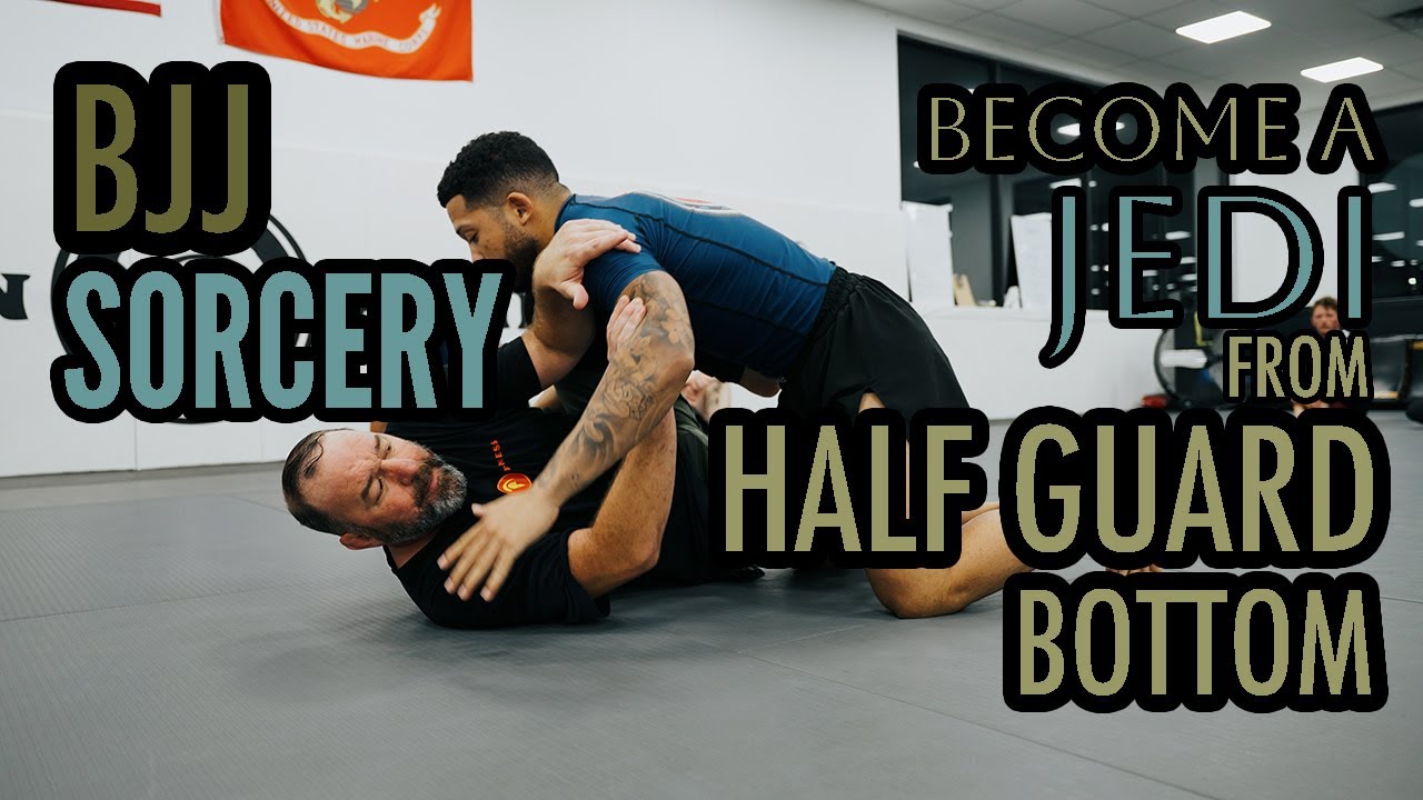 BJJ SORCERY 🔥 WATCH THIS to become a JEDI from HALF GUARD BOTTOM