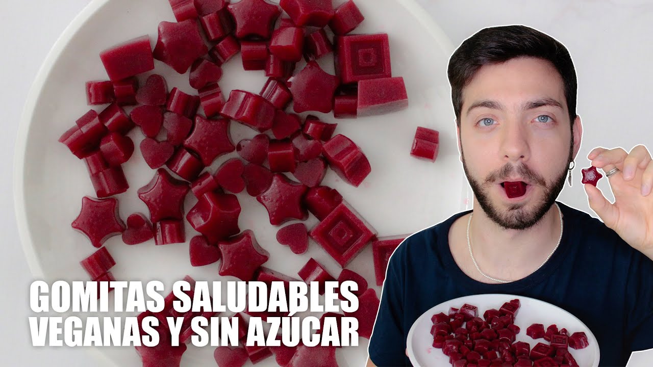 GOMITAS SALUDABLES 🍬🥰 GOMINOLAS VEGANAS Y SIN AZÚCAR ◼️ Cualquiera Cocina