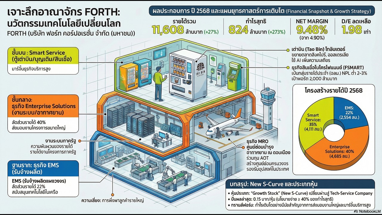 FORTH กลยุทธ์และผลประกอบการบริษัทเทคโนโลยี