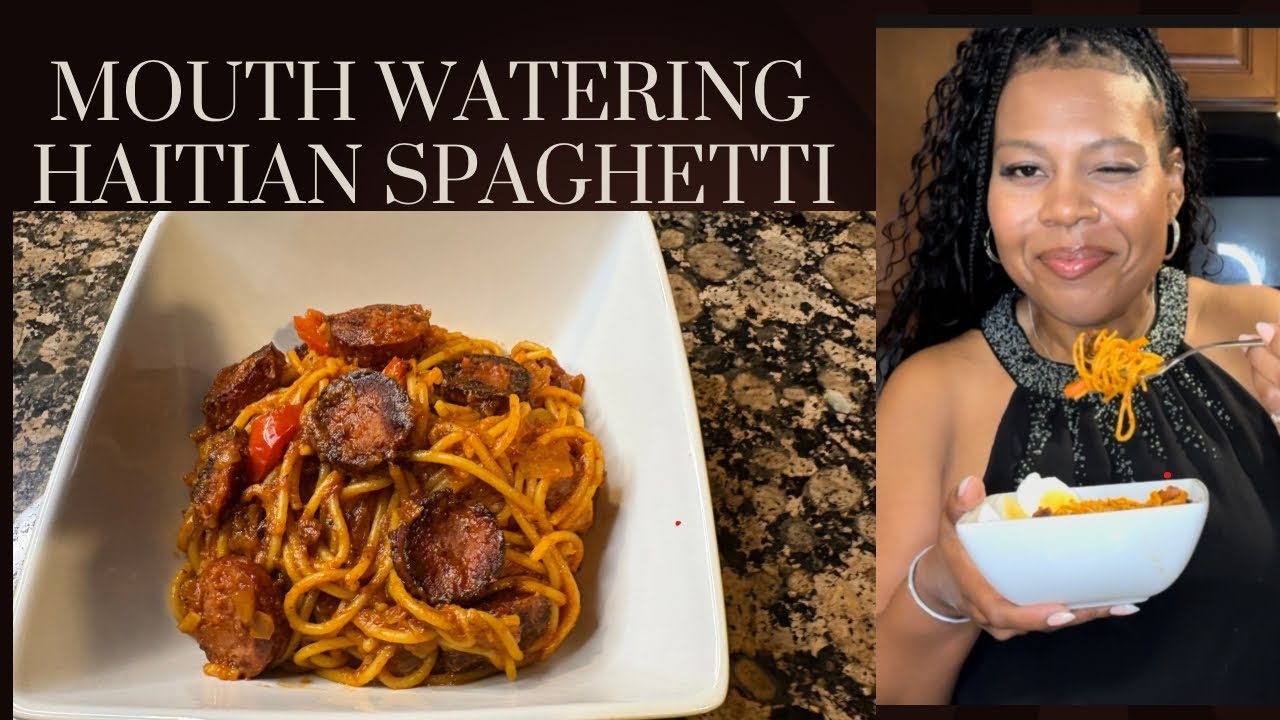 Mouth Watering Haitian Spaghetti!