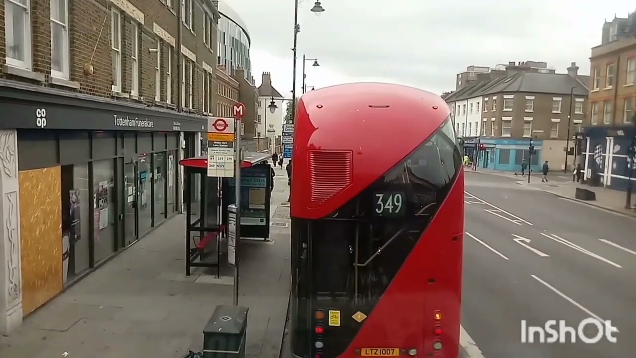 A short ride on London bus route 149 - Edmonton Green to London Bridge Station