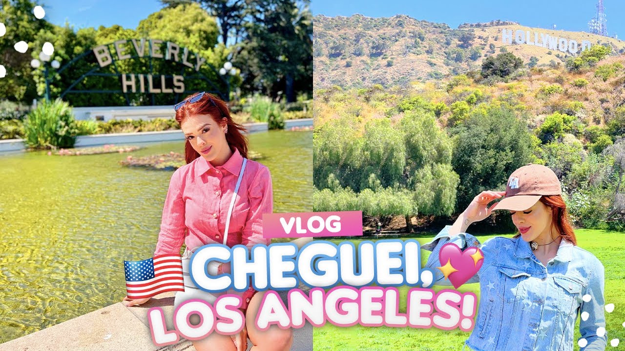 UM DIA EM LOS ANGELES | Calçada da Fama, Beverly Hills, placa de Hollywood em VLOG